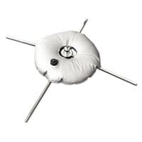 Sail Shape Beach Flag or feather flag. Choose single or double sided print. 10 optional bases. UK made.