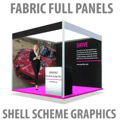 Shell Scheme Fabric Walls