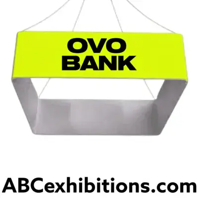 Square hanging banner
