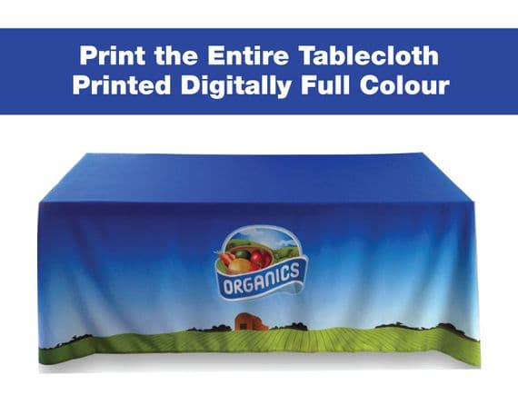 Table Cloths Printed Full Colour All Over Washable