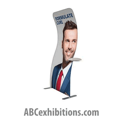 Formulate Curl Vertical Wave Range of  Excellent Fabric Banner Stands
