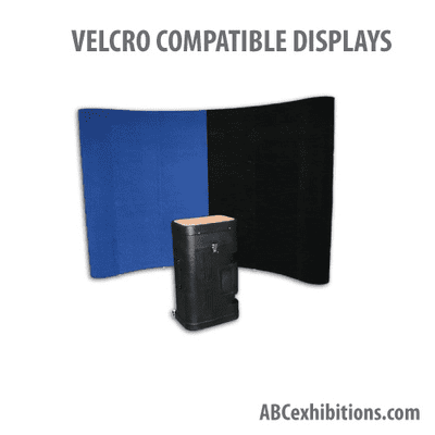 Velcro Fabric Pop Up 3x3 curved