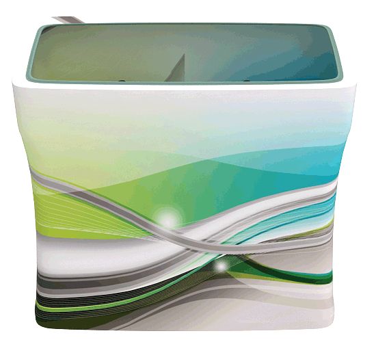 Vivo Rectangular Hard Case-Counter