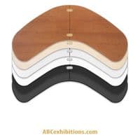 Exhibition counter wheeled