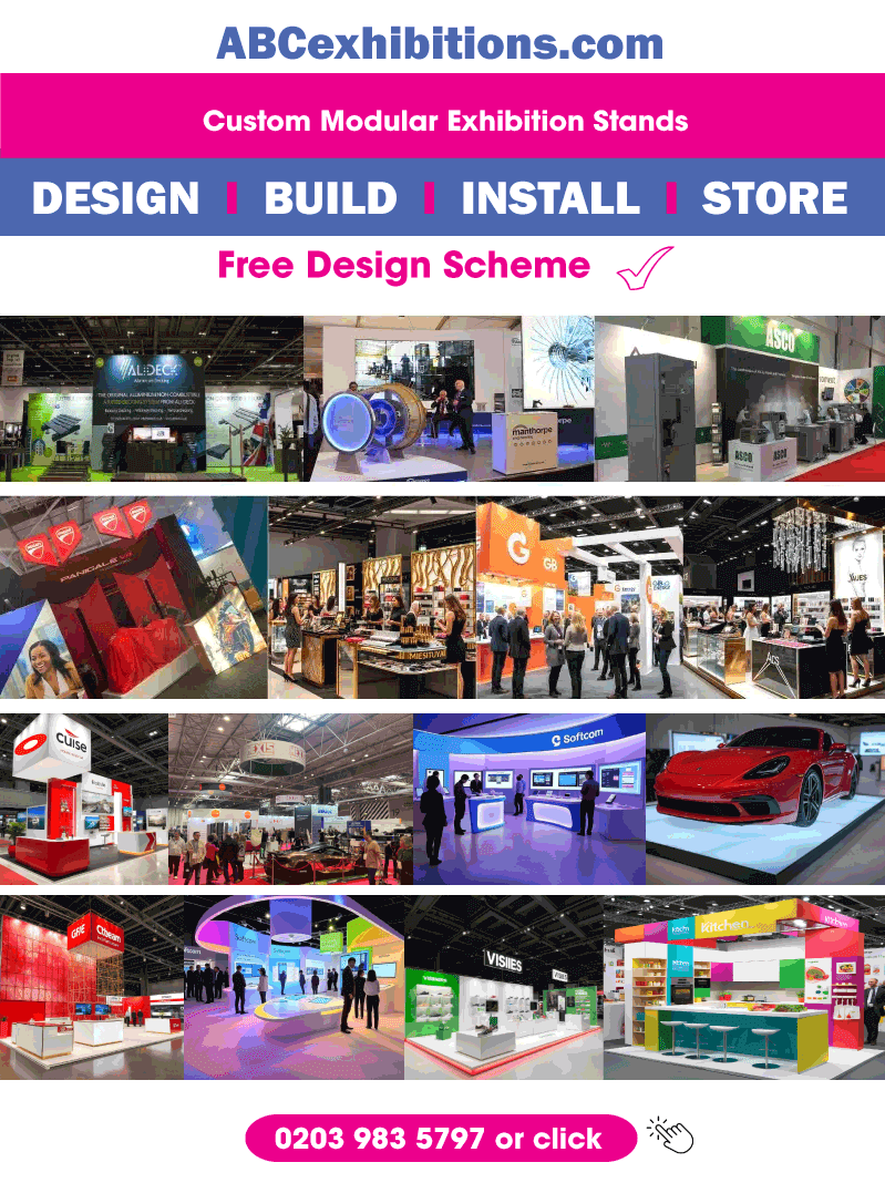 custom modular exhibition stand London