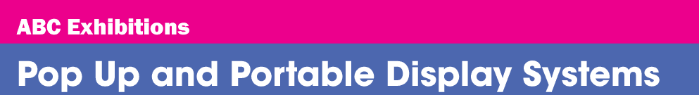 fabric pop up display for exhibition stand