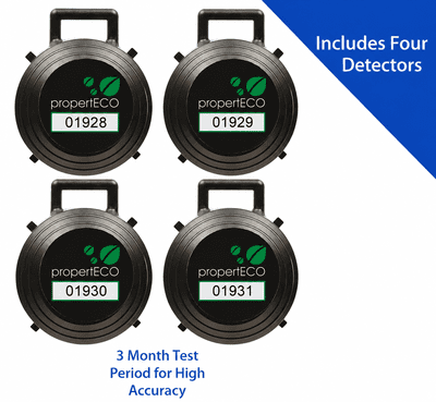 3-Month Radon Test Kit (4 Detectors)