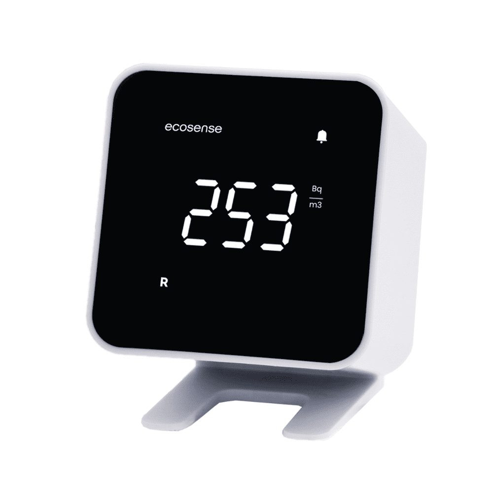 EcoBlu Digital Radon Monitor White