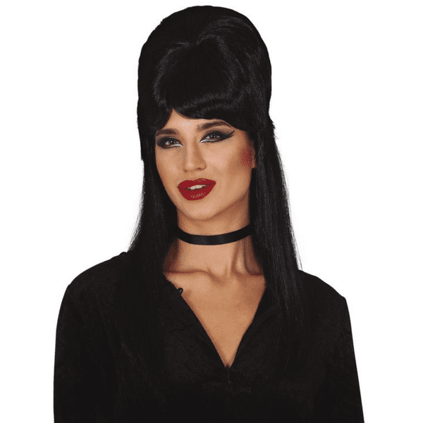 Long black vampire sales wig