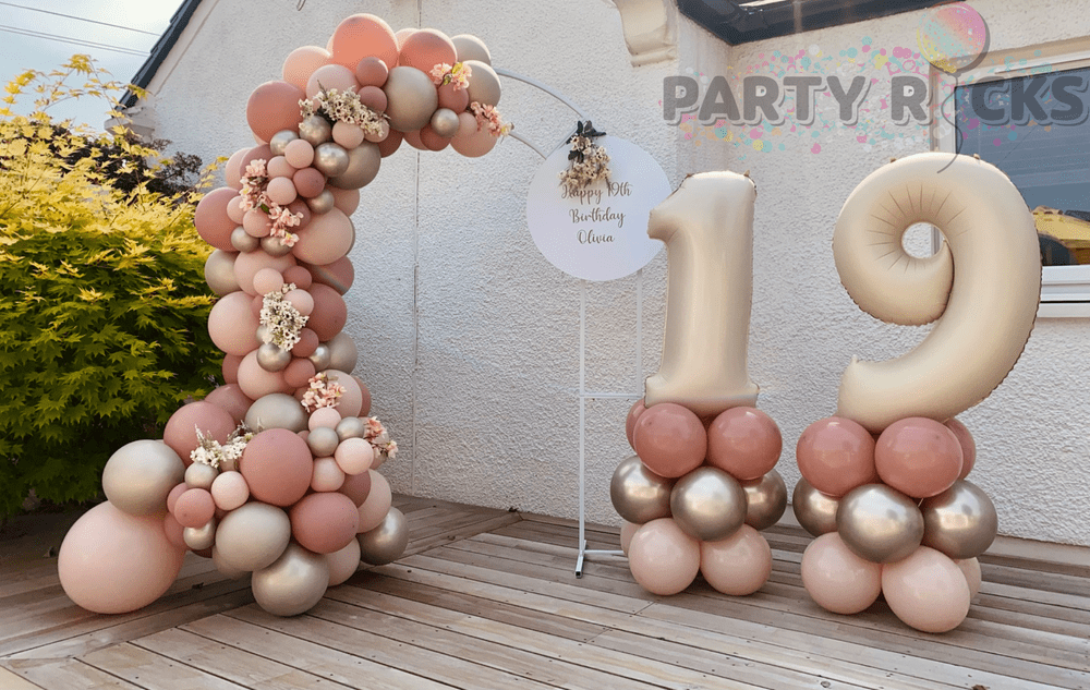 Deluxe Latex Balloon Arch Package