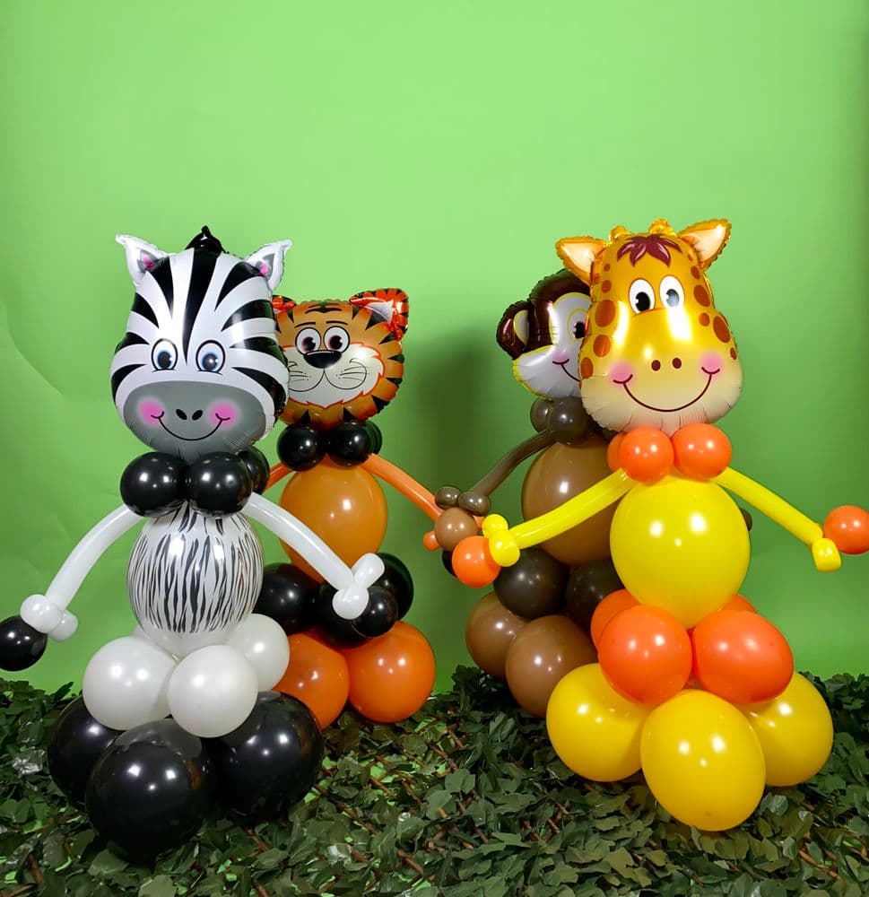 Jungle Animal Balloon Body Stacks
