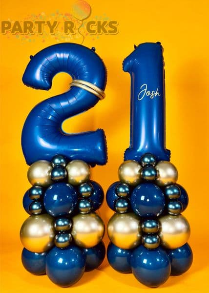 Two Fast Balloon Stack Birthday Balloons