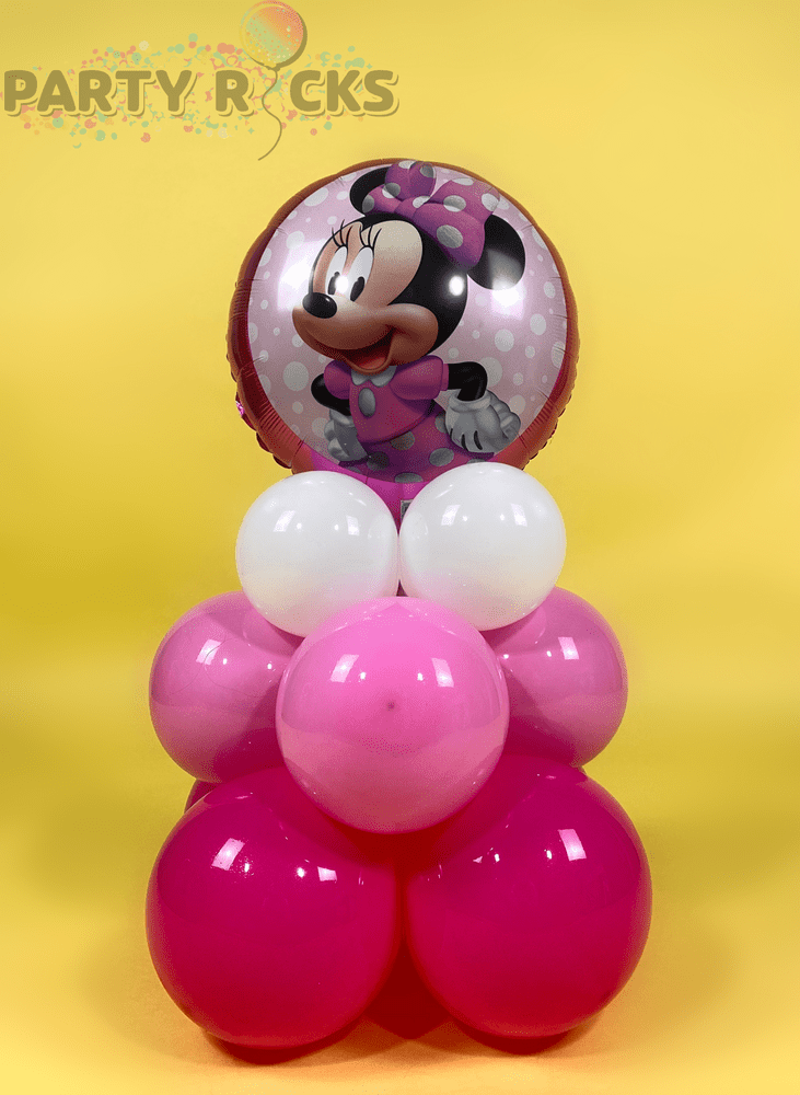Minnie Mouse Miniature Balloon Stack