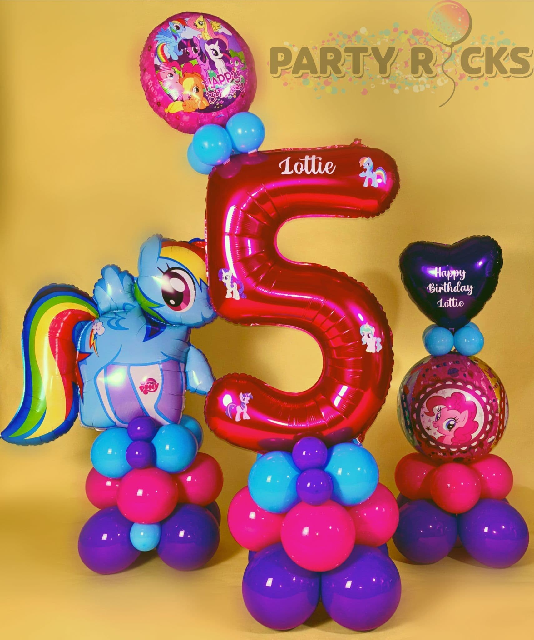 My Little Pony Deluxe Birthday Balloon Package