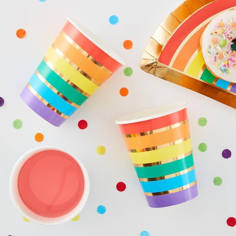 Rainbow Cups