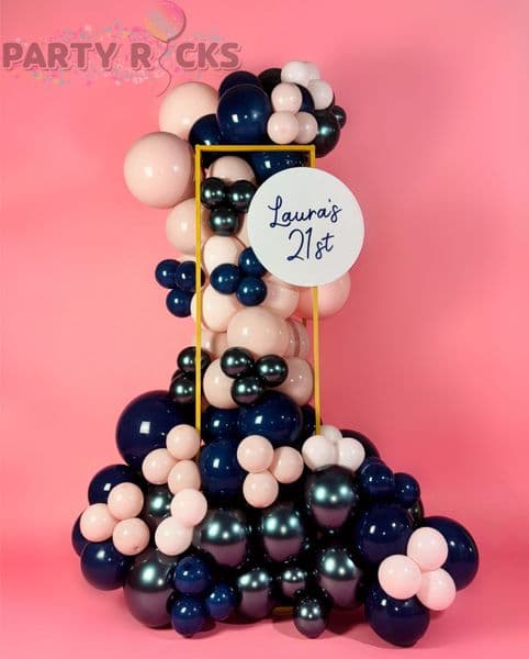 Balloon Rectangle Frame Latex Balloon Garlands With Rectangular Frames