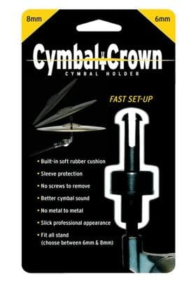 Cymbal Crown 6MM ACC6  threaded cymbal stands-Free postage