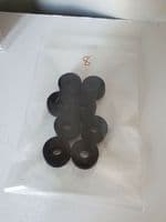 Cymbal felts for hi hat clutch pack of 8 charcoal-free shipping 25mm x10mm