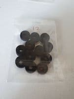 Cymbal Felts for Hi Hat Clutches 25mm x 10mm Black Free post 1st class charcoal