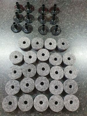 Cymbal stands refresher kit 36 pcs Felts and SC19B free fast delivery