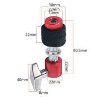 Hi-Hat Cymbal Clutch assembly for Hi-Hat stands Red and Silver Free shipping