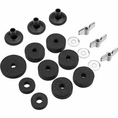 UK Cymbal Stand kit Accessory pack Cymbal Felts SC19b 18 piece kit-free post