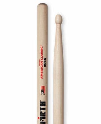 VIC FIRTH DRUMSTICKS ROCK AMERICAN CLASSIC WOOD TIP FREE POSTAGE UK