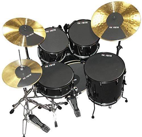 Vic Firth LA Rock Drum and Cymbal Mute Pad Set: 10, 12, 14, 16