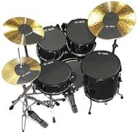 Vic Firth LA Rock Drum and Cymbal Mute Pad Set: 10, 12, 14, 16