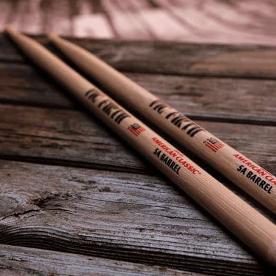 Vic Firth New Model VF- 5ABRL Barrel wood tipped drum sticks. FAST FREE DELIVERY