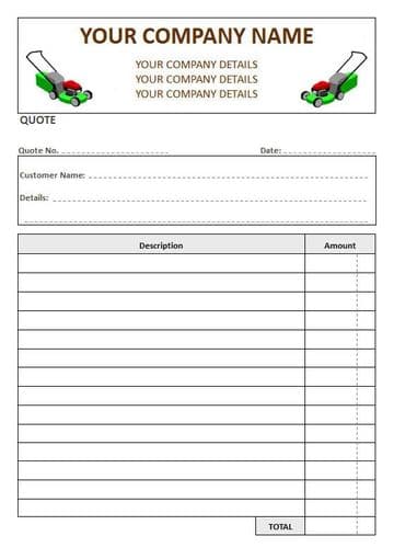 Gardeners NCR Invoice Pads, 2 Column Lined