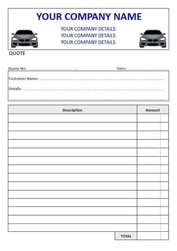 Mechanics NCR Quote Pads, Duplicate or Triplicate, 2 Column Lined