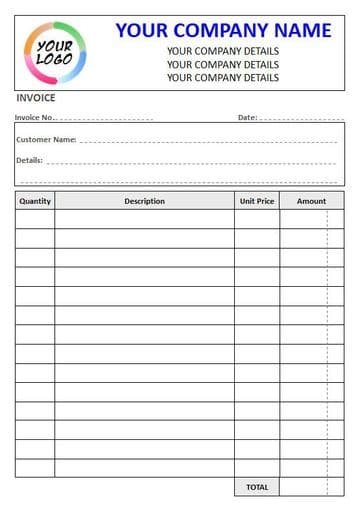 NCR Invoice Pad, 4 Column Lined