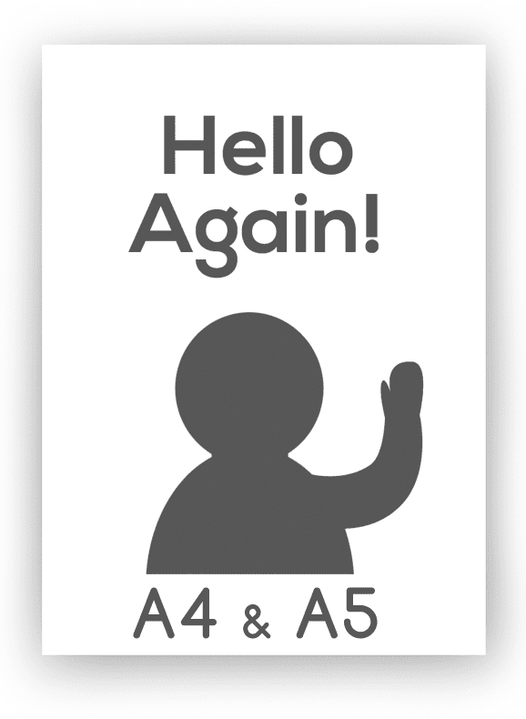 Select Your A4 / A5 Re-order Options Here