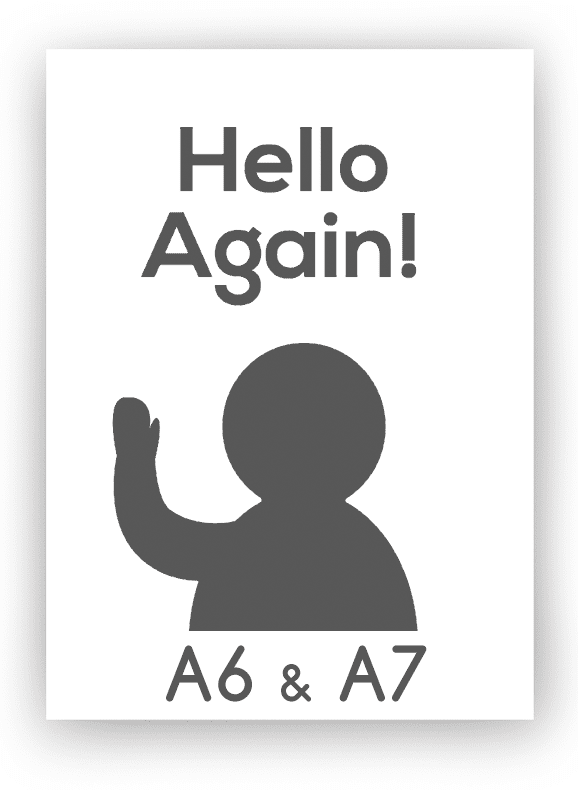 Select Your A6 / A7 Re-order Options Here