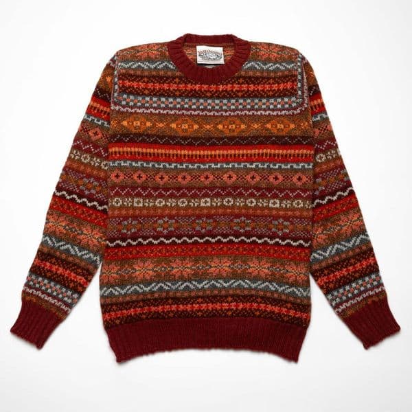 Crew Neck Sweater - 748A/28 Chestnut