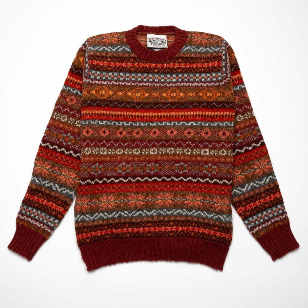 Crew Neck Sweater - 748A/28 Chestnut