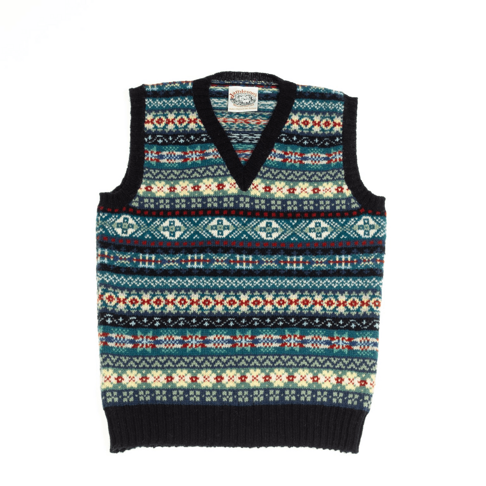 Vee Neck Vest - 625/109 Dark Navy/Nighthawk