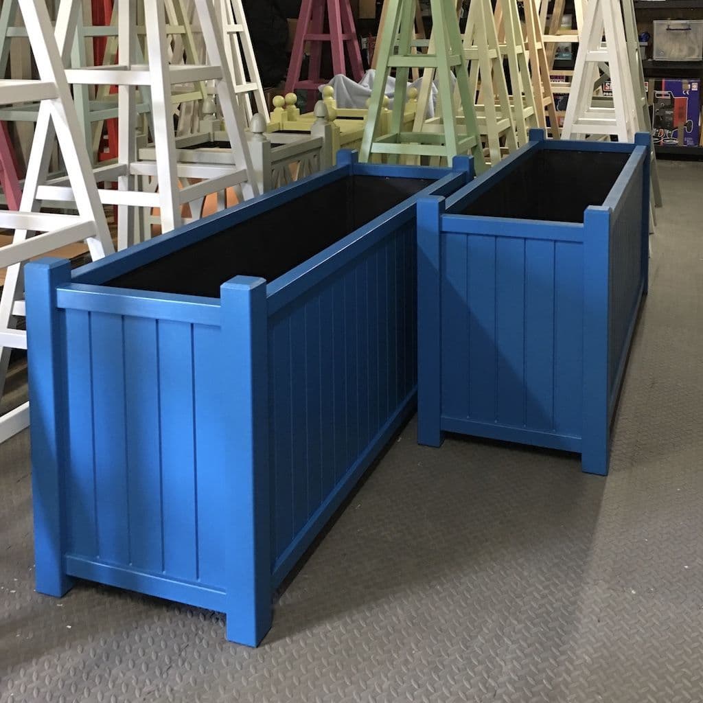 Bespoke Custom Size Planter, Accoya Wooden Garden Planters Painted any