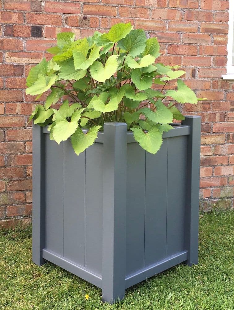 Column Planter, Accoya Wooden Garden Planters Painted any Colour