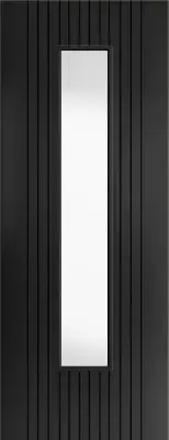 Aria Black Glazed Laminate Internal Door