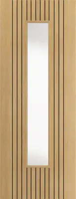 Aria Oak Glazed Laminate Internal Door