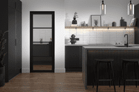 Black Chelsea 4 L Clear Glazed