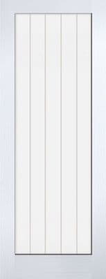 Cottage1 Light Textured Vertical Moulded Internal Door