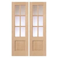 Dove Oak Glazed Internal Door