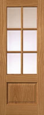 Dove Oak Glazed Internal Door
