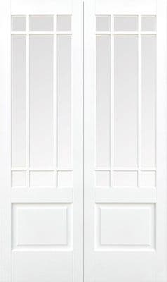 Downham 9 L Glazed French Internal Door Pair