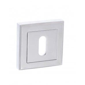 Key Escutcheon Square Rose