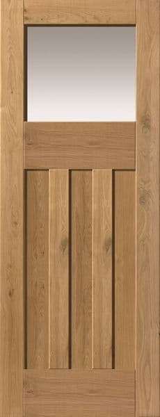 Rustic Oak DX Glazed Internal Door