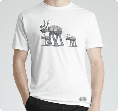 ATAT Star Wars Christmas T-shirt